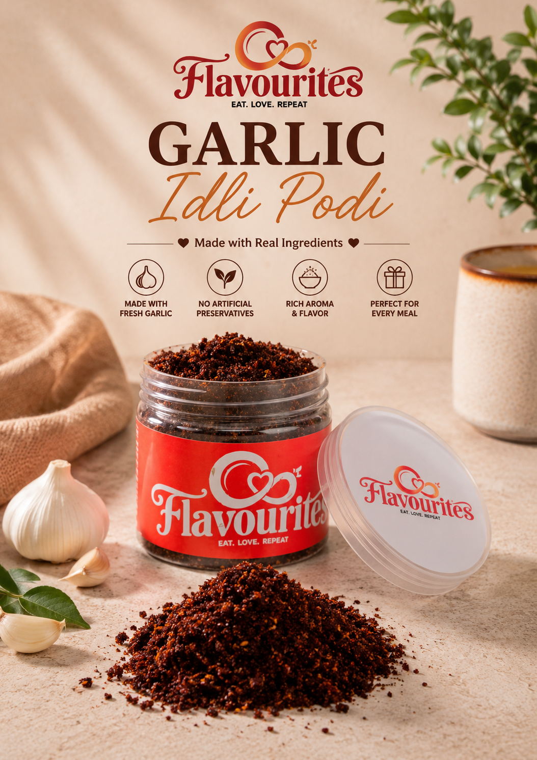 Garlic Idli Podi